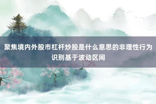 聚焦境内外股市杠杆炒股是什么意思的非理性行为识别基于波动区间