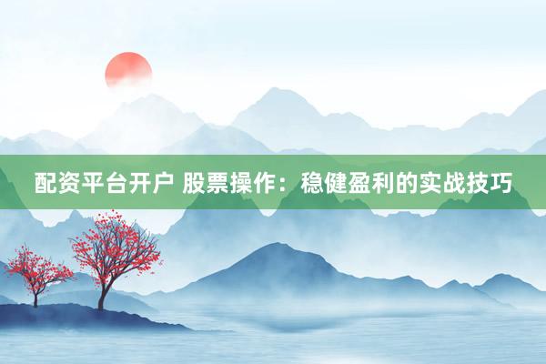 配资平台开户 股票操作：稳健盈利的实战技巧
